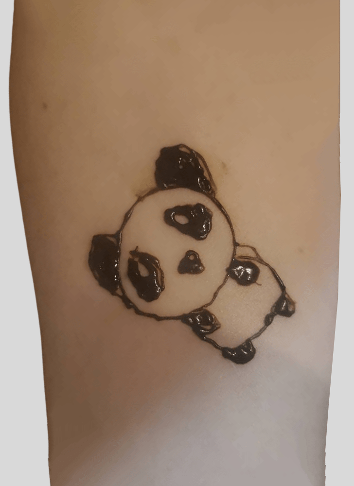 Ravishing Panda Henna Design