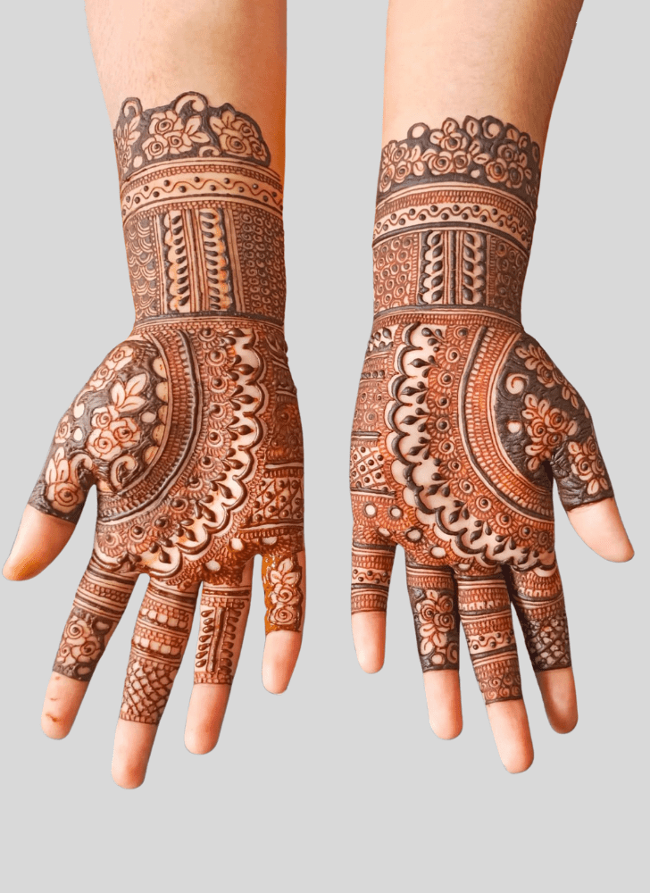 Angelic Personalized Henna Design