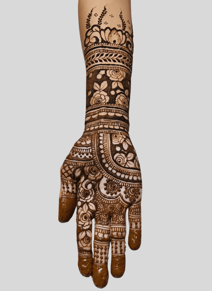 Comely Personalized Henna Design