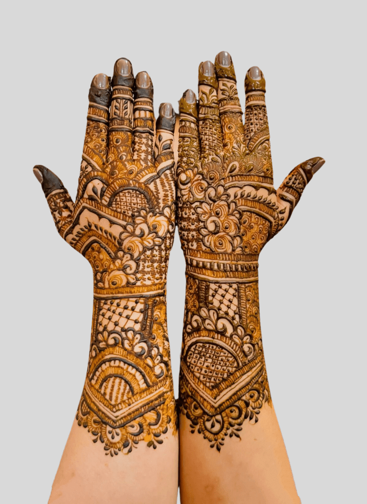 Delicate Personalized Henna Design