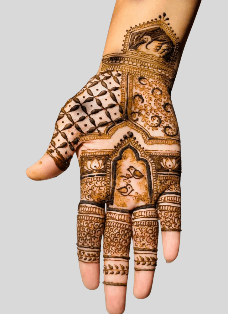 Good Looking Personalized Henna Design