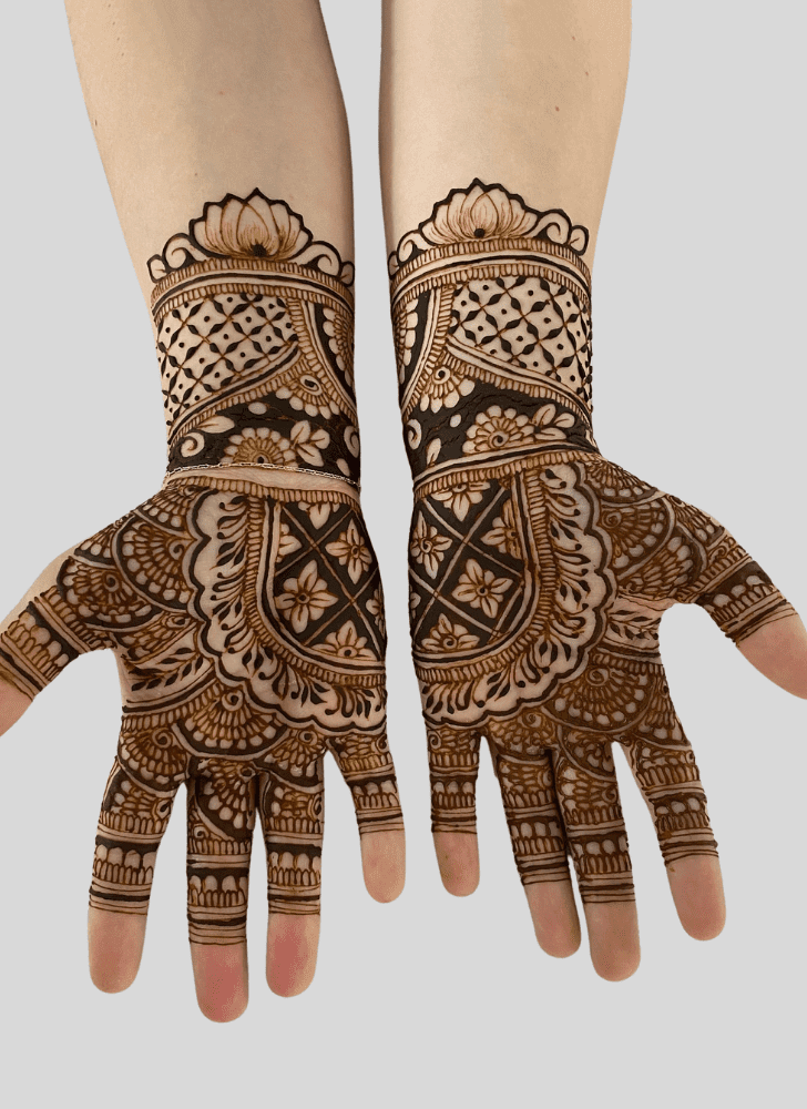 Pleasing Personalized Henna Design