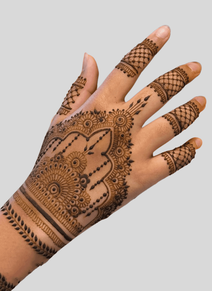 Radiant Personalized Henna Design