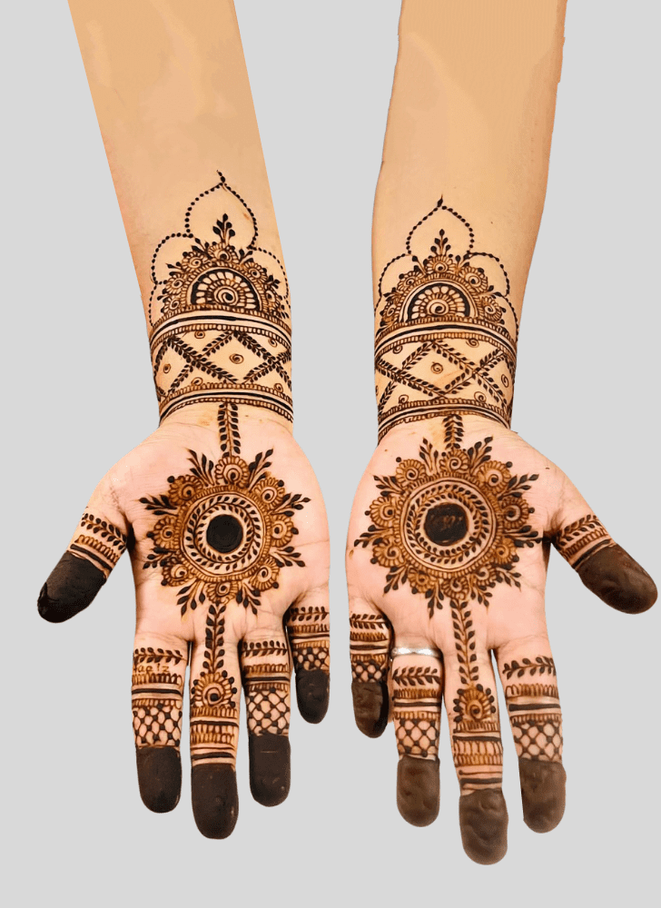 Ravishing Personalized Henna Design