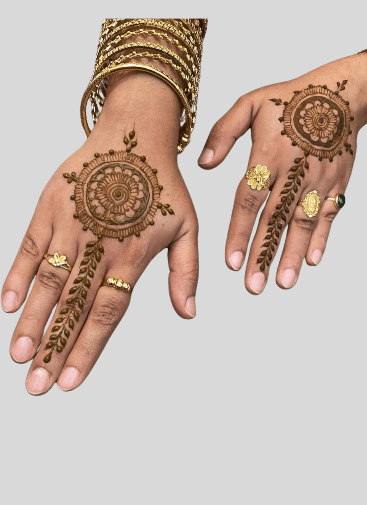 Shapely Personalized Henna Design