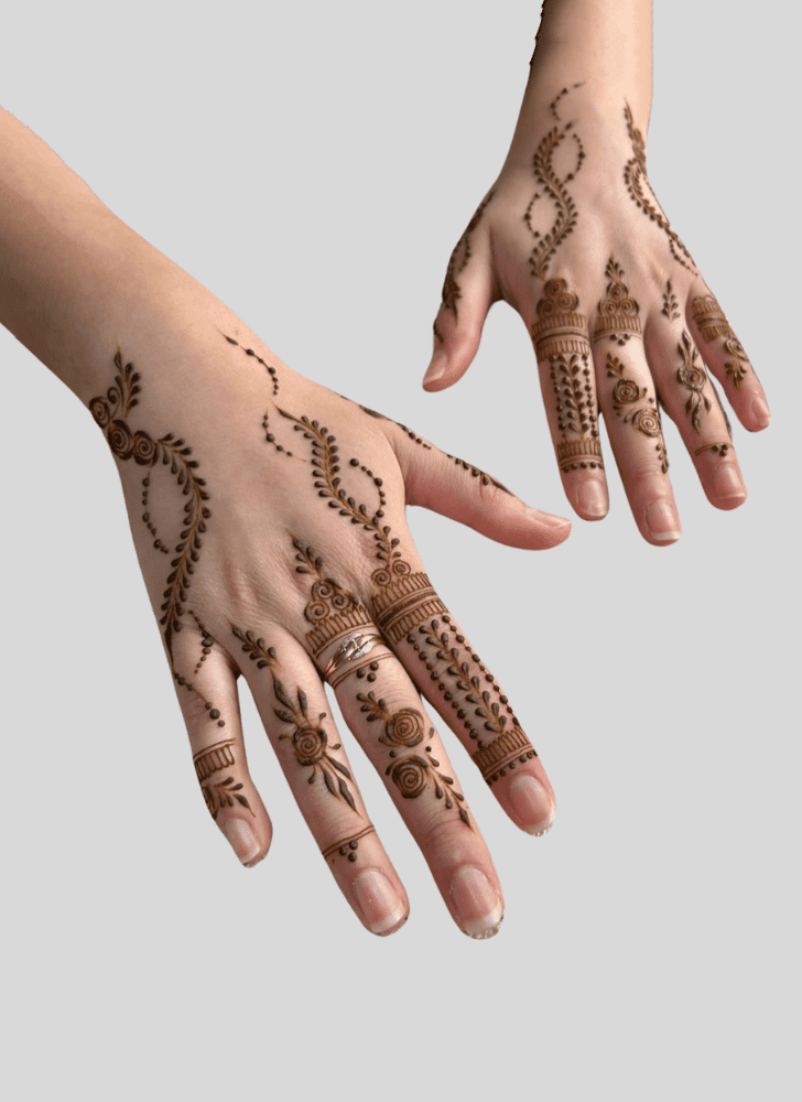 Slightly Personalized Henna Design