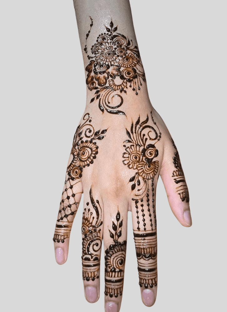 Splendid Personalized Henna Design
