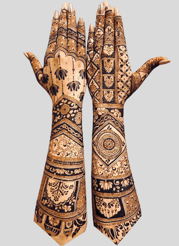 Wonderful Personalized Mehndi Design