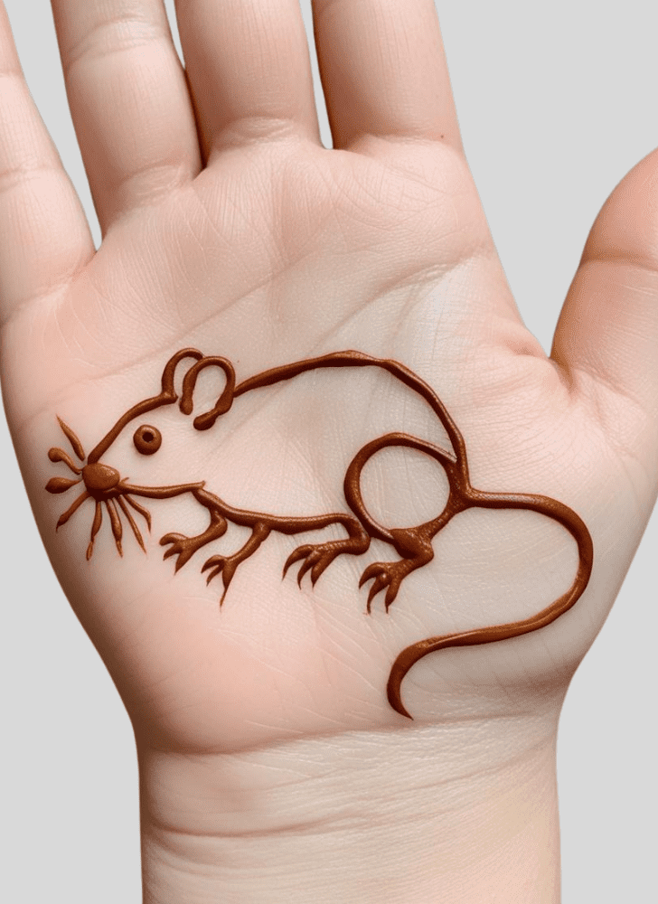 Comely Rat Henna Design