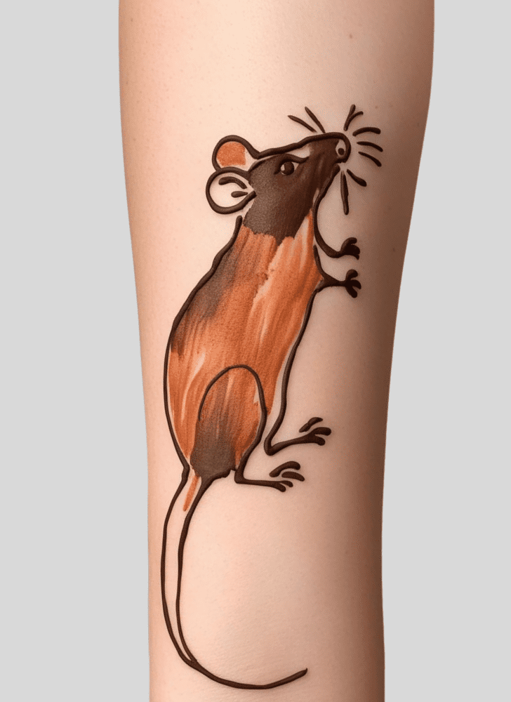 Rat Rat Henna Design