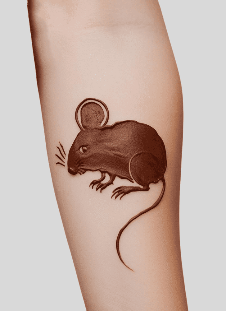 Grand Rat Henna Design