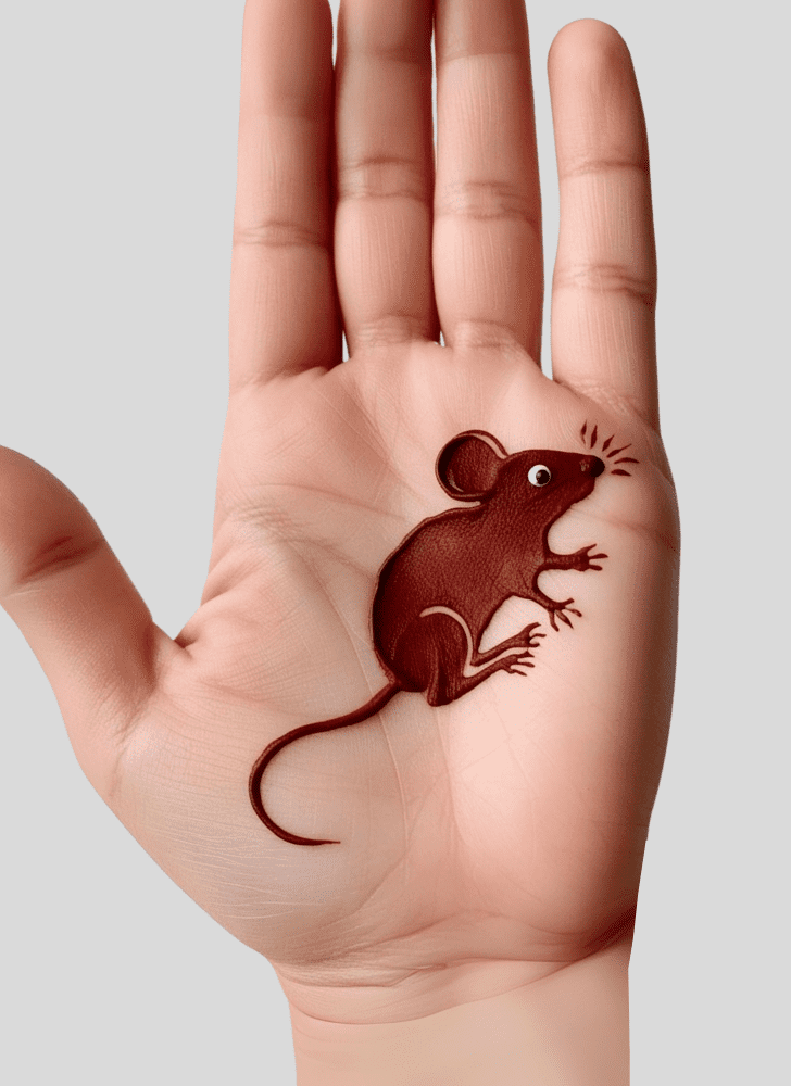 Magnificent Rat Henna Design