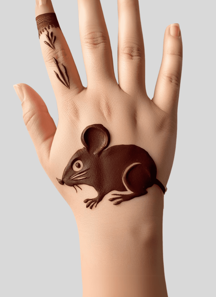 Ravishing Rat Henna Design