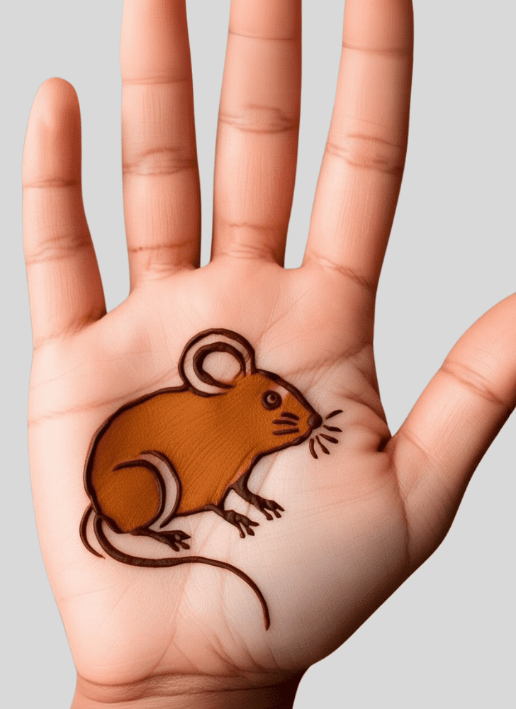Refined Rat Henna Design