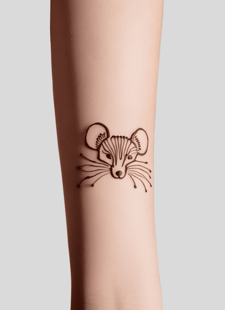 Slightly Rat Henna Design