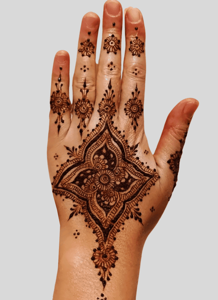 Dazzling Serbia Henna Design