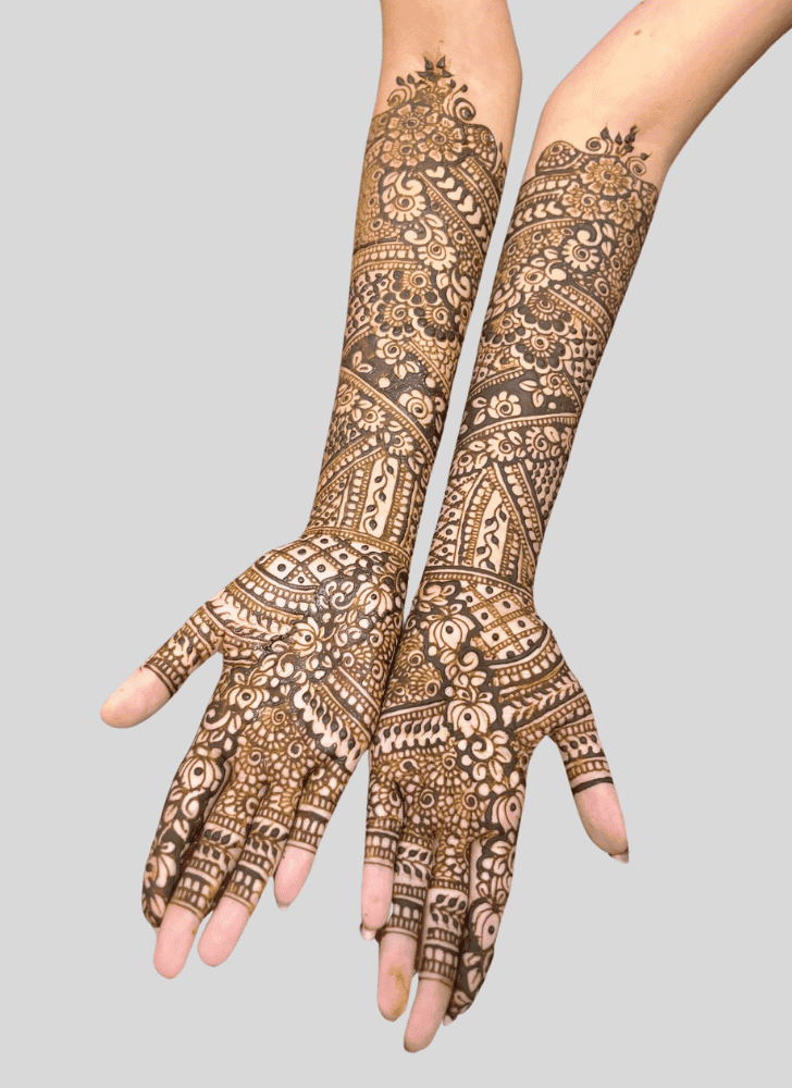 Elegant Serbia Henna Design