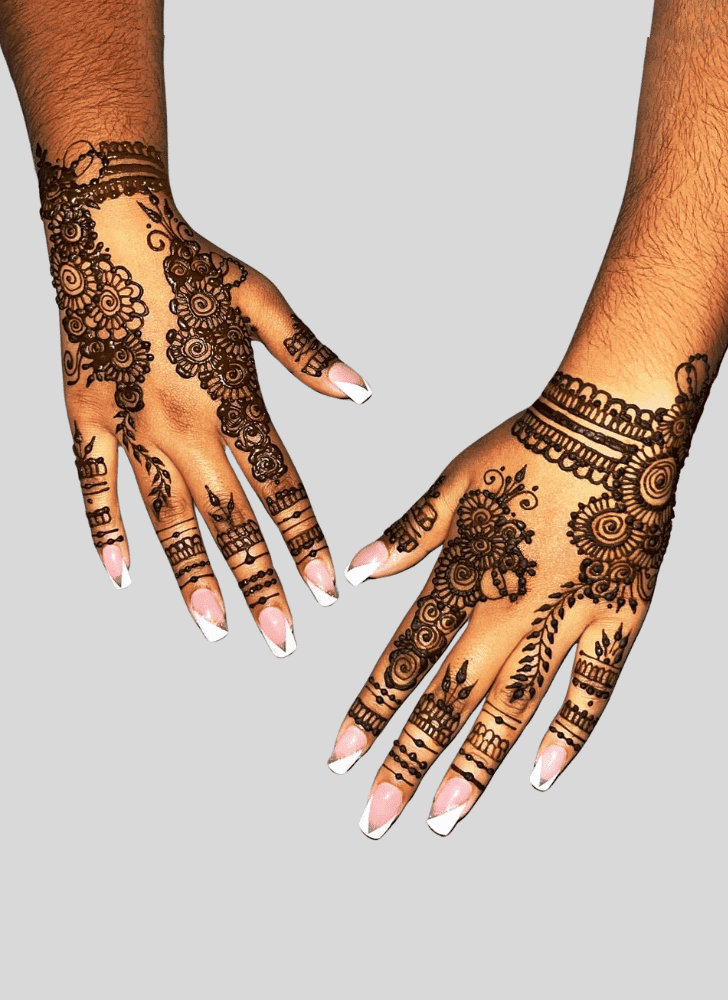 Enticing Serbia Henna Design