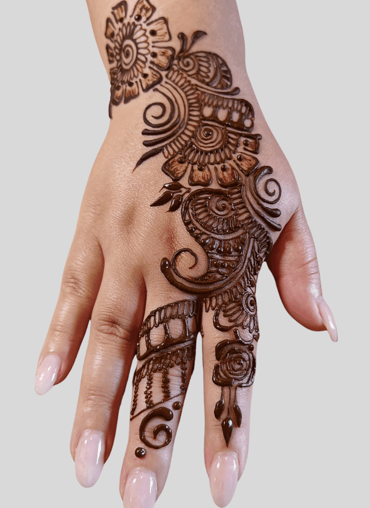 Gorgeous Serbia Henna Design