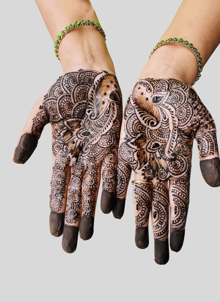 Lovely Serbia Mehndi Design
