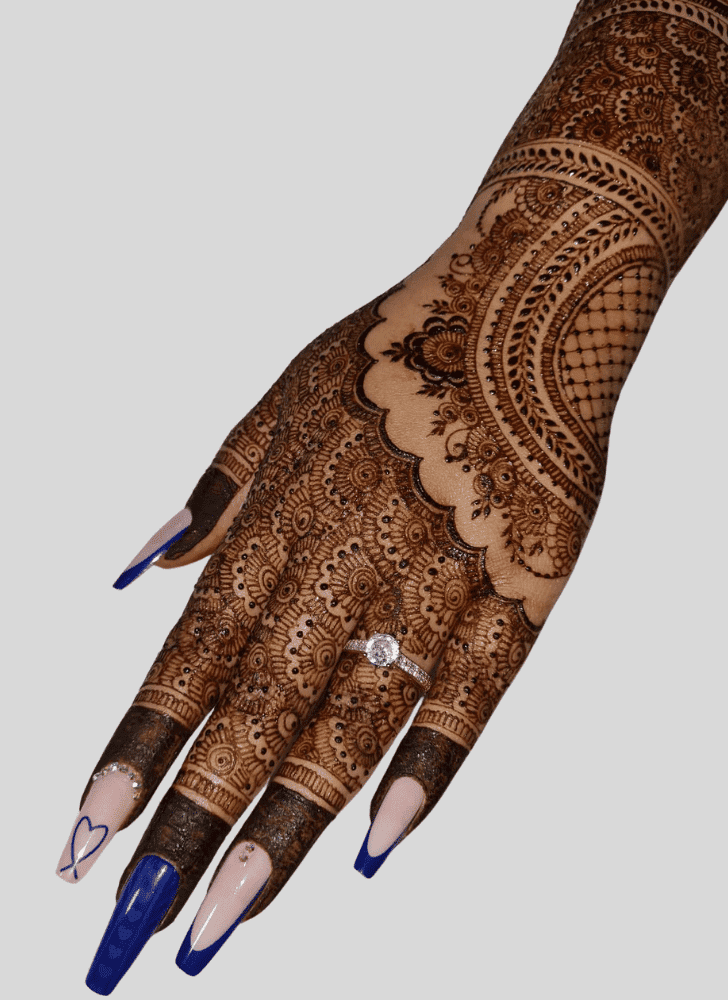 Magnetic Serbia Henna Design