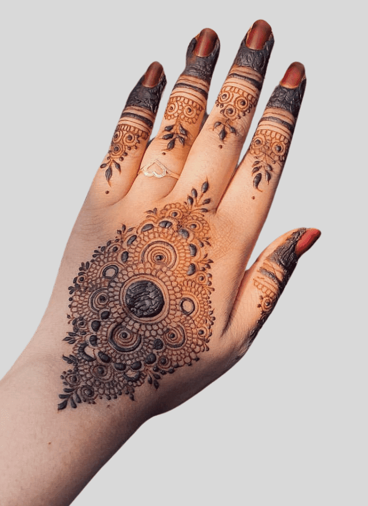 Magnificent Serbia Henna Design