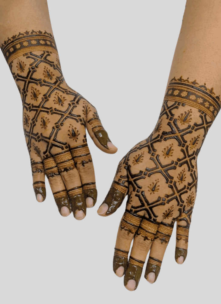 Mesmeric Serbia Henna Design
