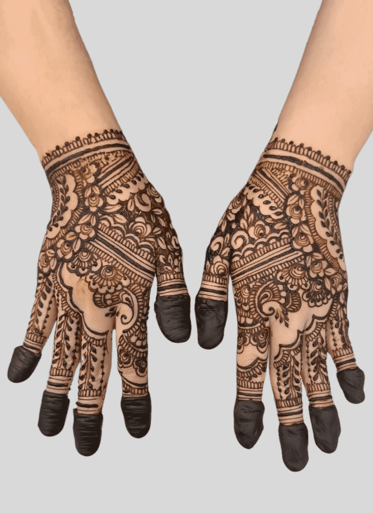 Pleasing Serbia Henna Design