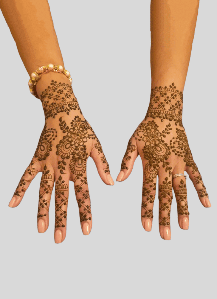 Shapely Serbia Henna Design