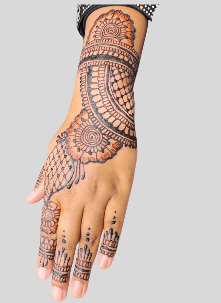 Delightful Trendy Henna Design