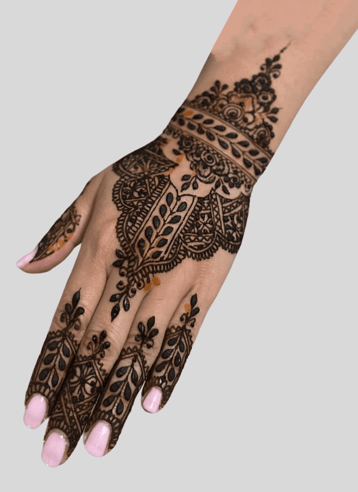 Fetching Trendy Henna Design