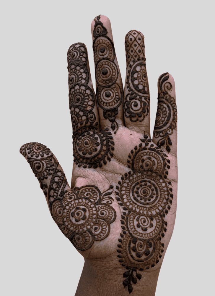 Graceful Trendy Henna Design