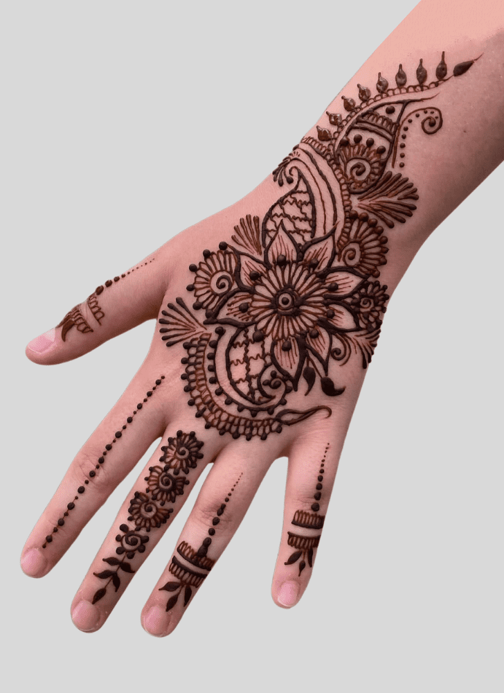 Awesome Trendy Henna Design