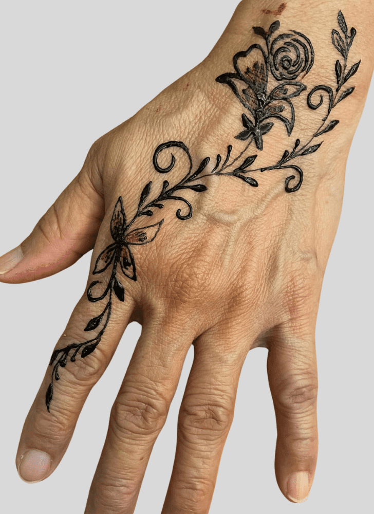 Inviting Trendy Henna Design