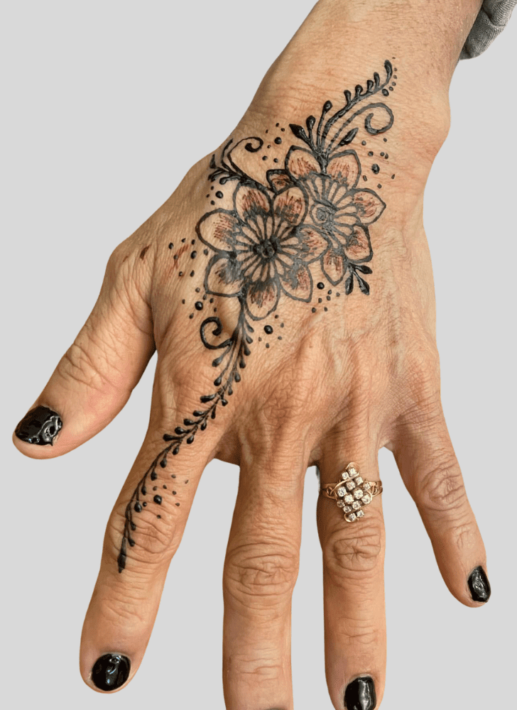 Magnetic Trendy Henna Design