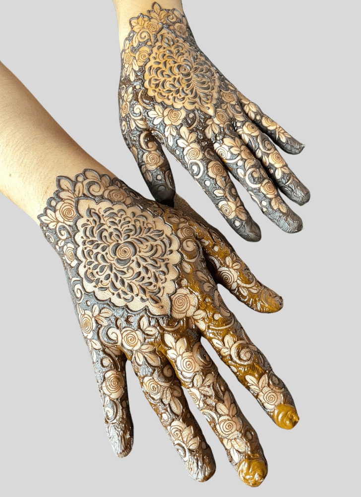 Delicate Urban Henna Design