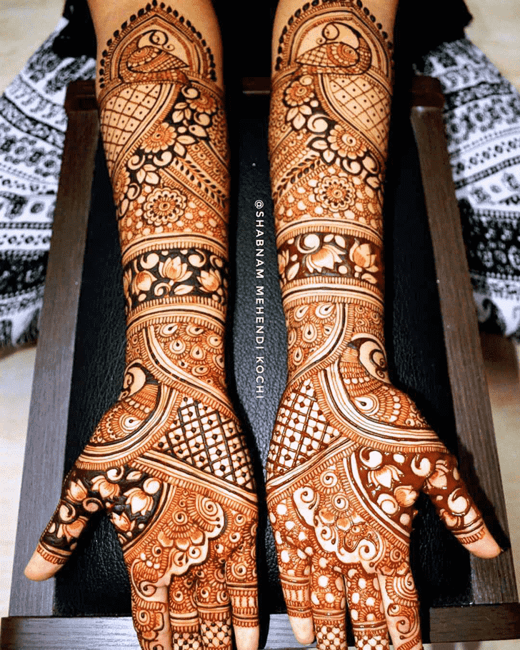 Bewitching Actress Henna design