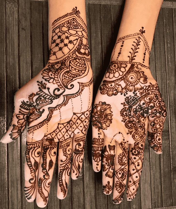 Elegant Adorable Henna design