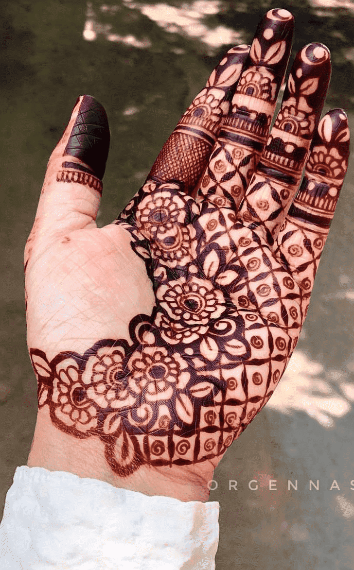 Charming Adult Henna Design