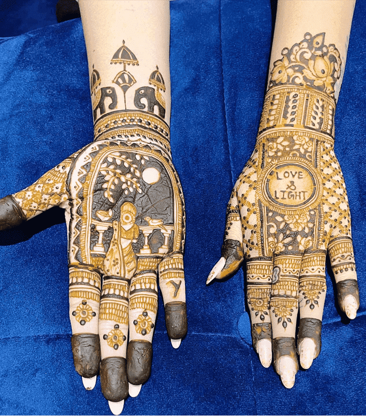 Comely Adult Henna Design