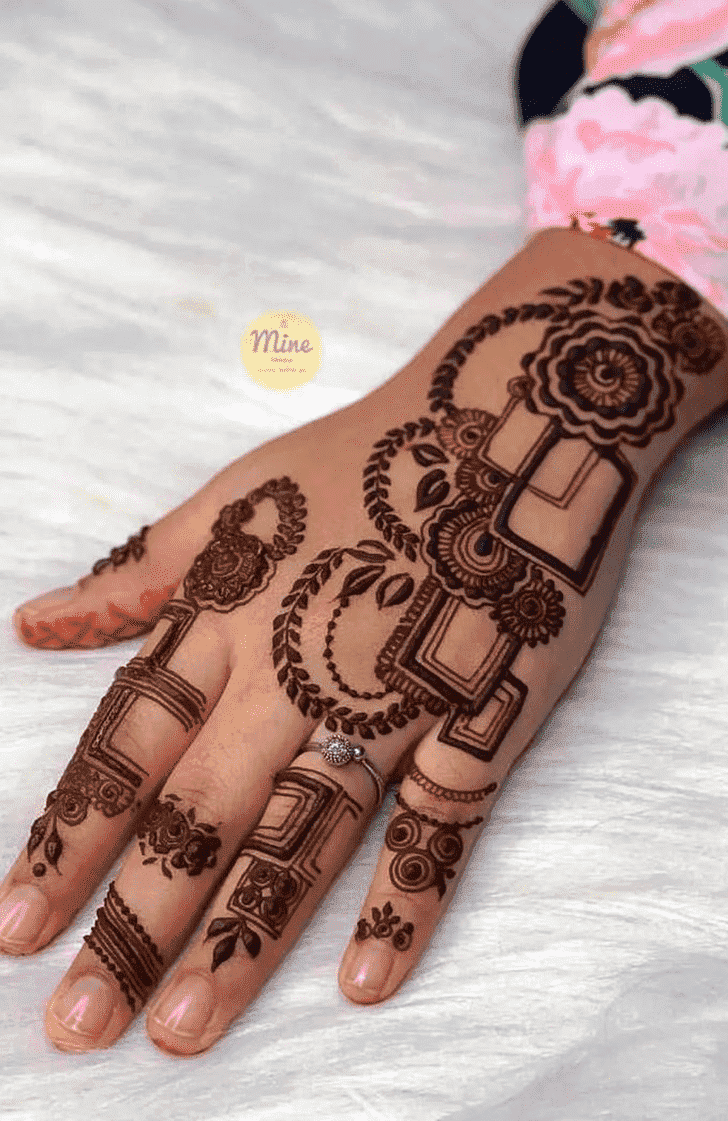 Exquisite Adult Henna Design