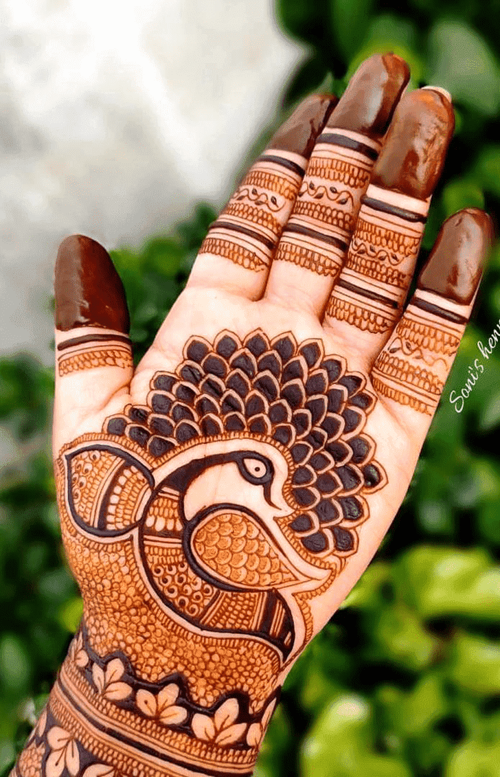 Graceful Adult Henna Design