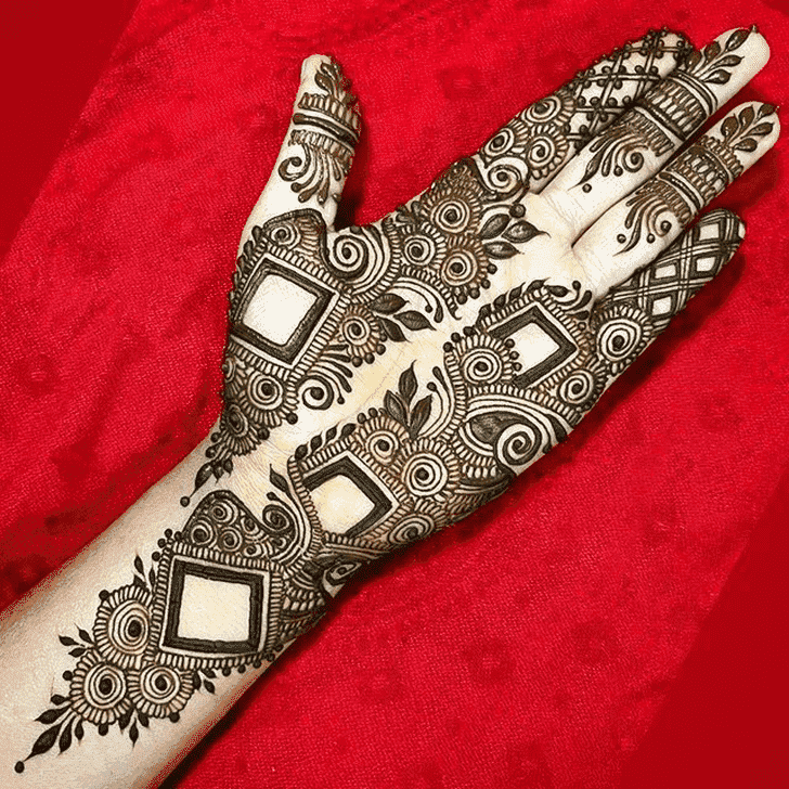 Radiant Adult Henna Design