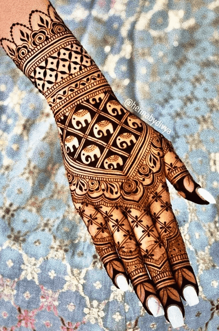 Ravishing Adult Henna Design