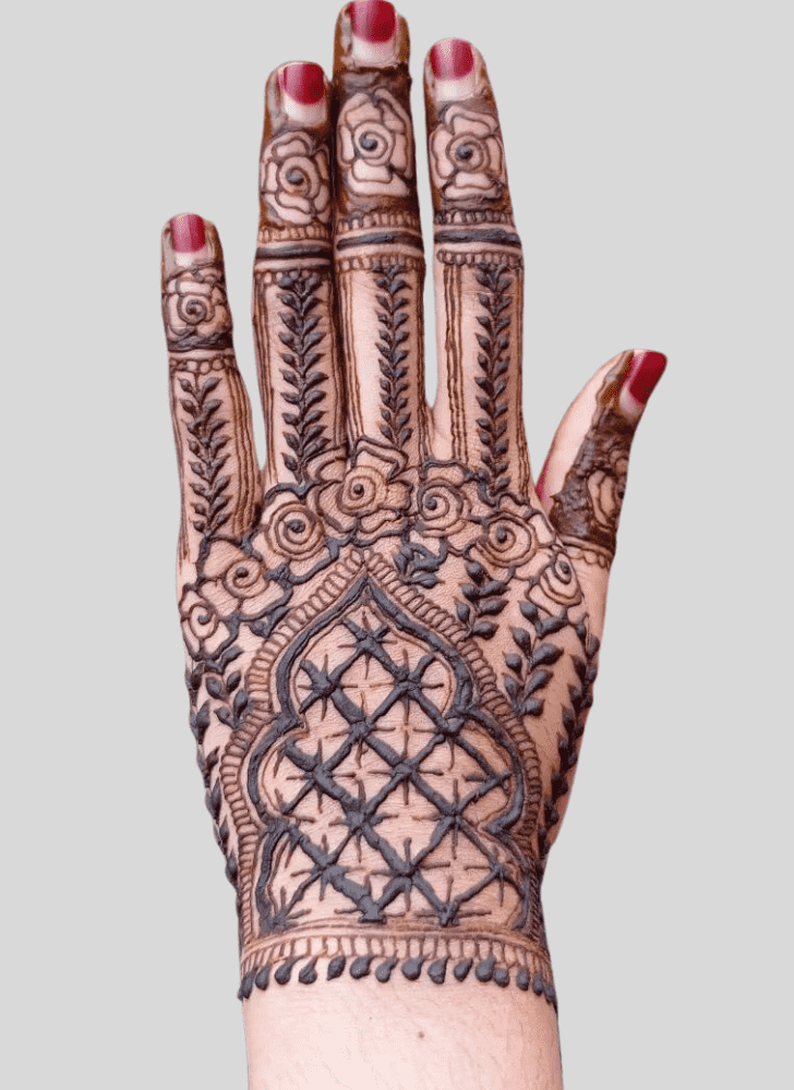 Charming Afghanistan Henna Design