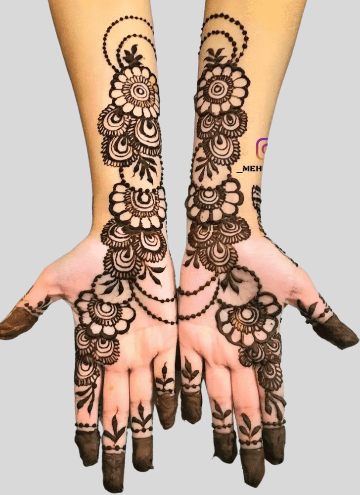 Comely Afghanistan Henna Design