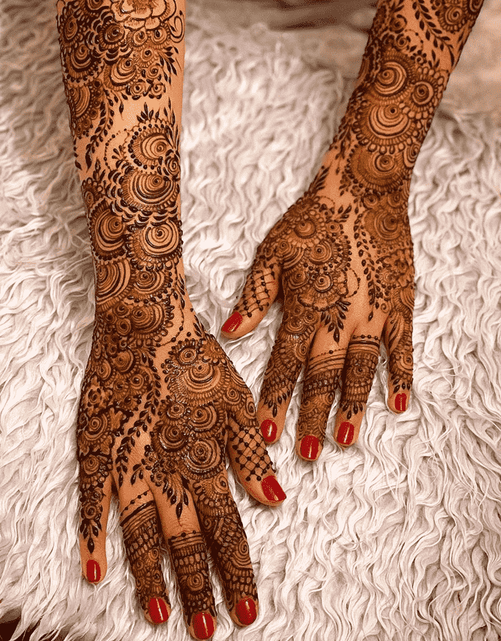 Slightly Agra Henna Design