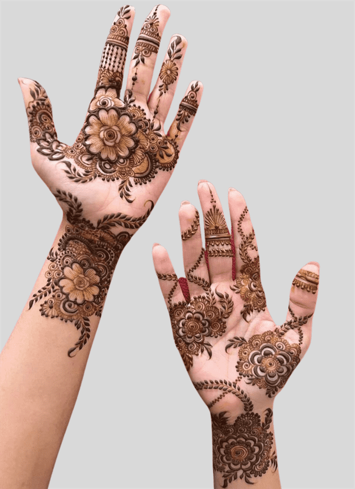 Splendid Albania Henna Design