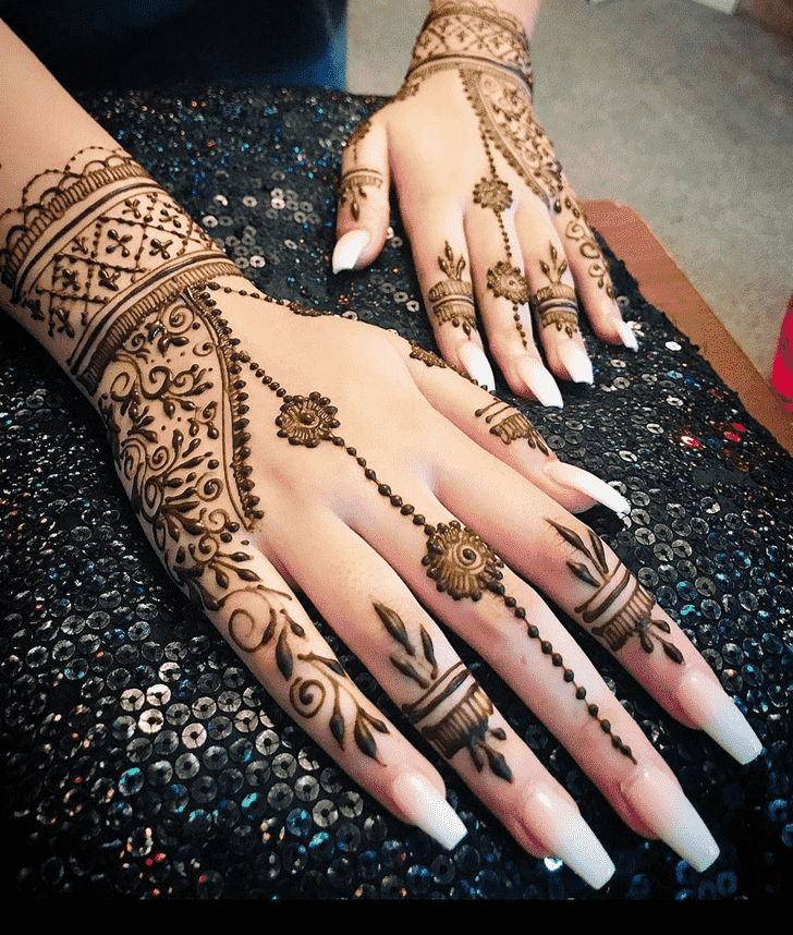 Arm Allahabad Henna Design