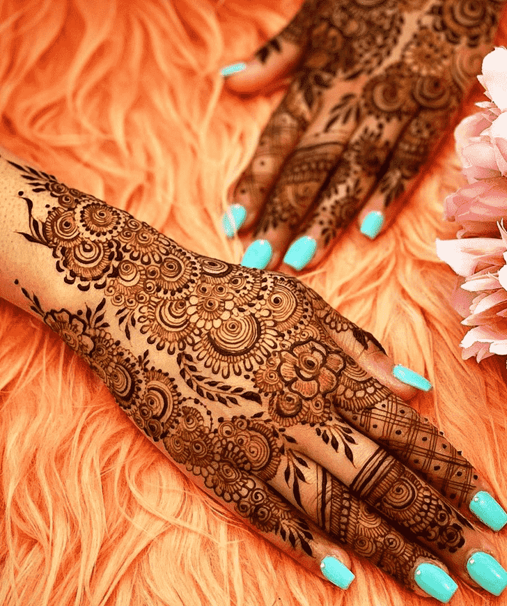 Nice Allahabad Henna Design